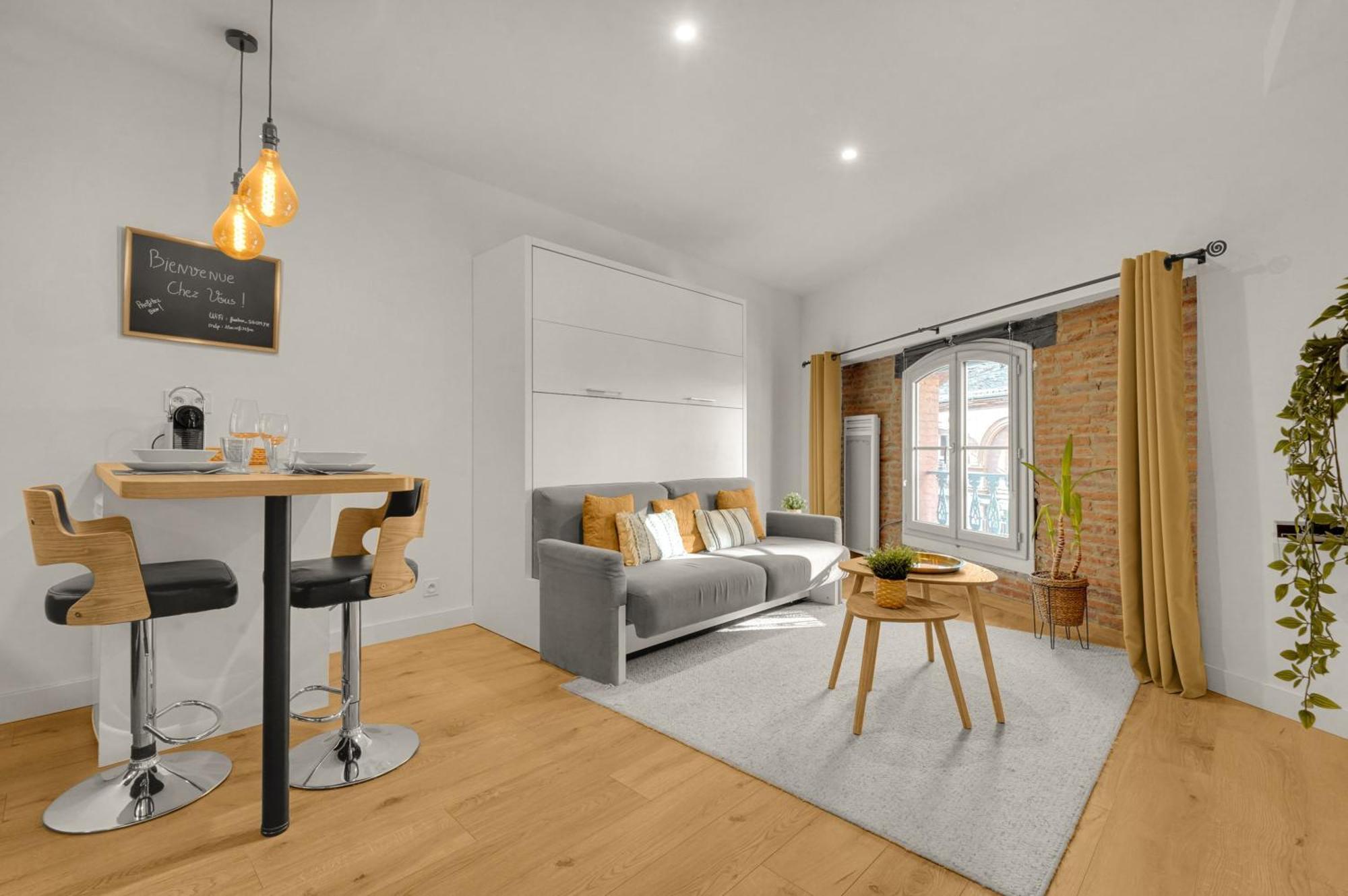 Le Floral - Cosy Studio Climatise Avec Parking Prive Et Netflix Toulouse Exterior photo