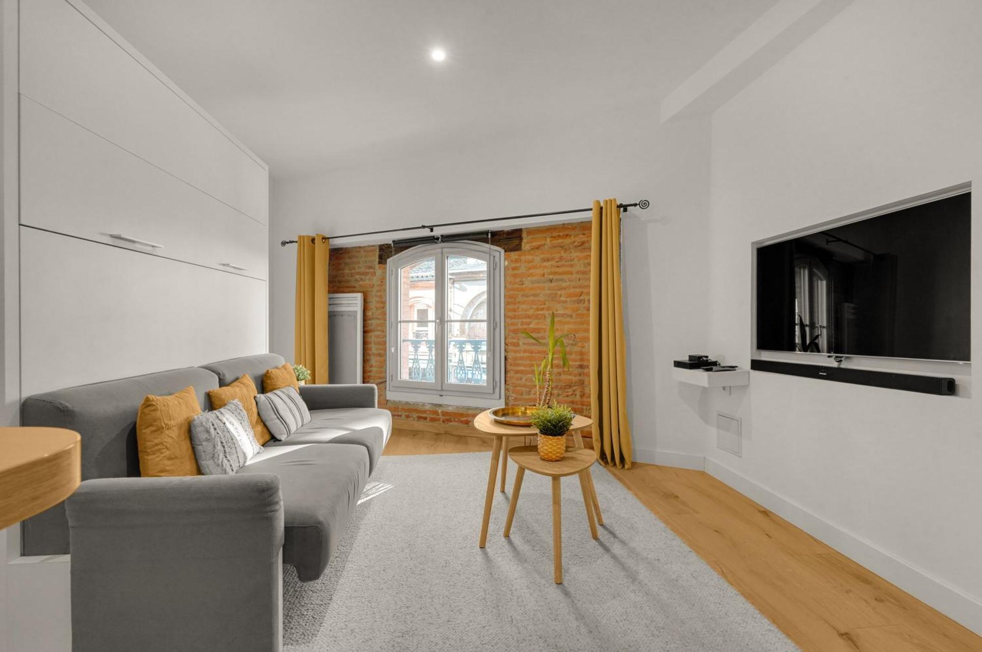 Le Floral - Cosy Studio Climatise Avec Parking Prive Et Netflix Toulouse Exterior photo